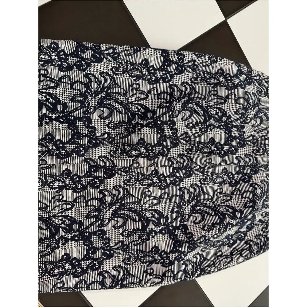 X2 Brooks Brothers Purple Plaid Mini Skirt and Black White Floral NEW